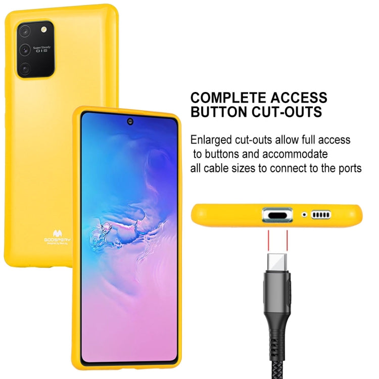 GOOSPERY JELLY Full Coverage Soft Case For Galaxy S10 Lite (Black)