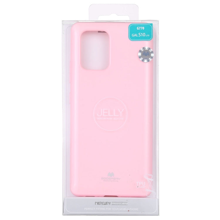GOOSPERY JELLY Full Coverage Soft Case For Galaxy S10 Lite (Pink)