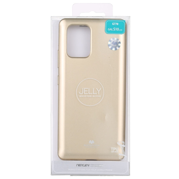 GOOSPERY JELLY Full Coverage Soft Case For Galaxy S10 Lite (Gold)