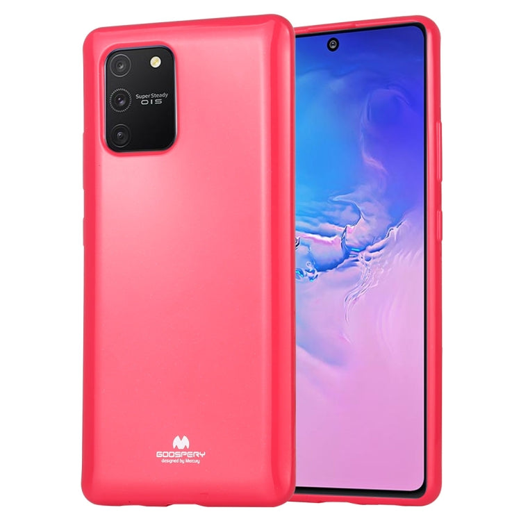 GOOSPERY JELLY Full Coverage Soft Case For Galaxy S10 Lite (Rose Red)
