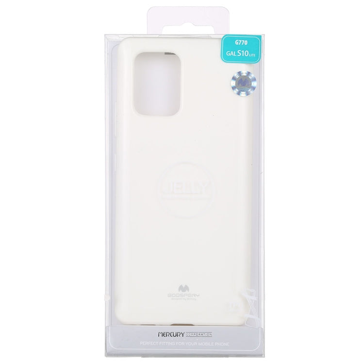 GOOSPERY JELLY Full Coverage Soft Case For Galaxy S10 Lite (White)