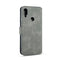 DG.MING Retro Oil Side Horizontal Flip Case for Galaxy A20/A30/M10S, with Holder & Card Slots & Wallet(Grey)