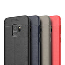 For Galaxy S9 Litchi Texture Soft TPU Anti-skip Protective Cover Back Case(Black)