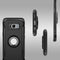 For Galaxy S8 Phone Ring Armor TPU + PC 360 Degrees Rotation Magnetic Phone Ring Stent Combination Case(Black)