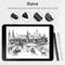 High Sensitive Touch Screen Stylus Pen for Galaxy Tab S3 9.7inch T825(Grey)
