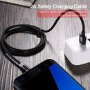 FLOVEME 1m 2A Output 360 Degrees Casual USB to Micro USB Magnetic Charging Cable, Built-in Blue LED Indicator, for Samsung Galaxy S7 & S7 Edge / LG G4 / Huawei P8 / Xiaomi Mi4 and other Smartphones (Red)