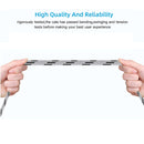 USB 3.0 Female to Micro USB + USB-C / Type-C Male Charging + Transmission OTG Nylon Braided Adapter Cable, Cable Length: 17cm (Gold)
