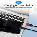 4 PCS USB-C / Type-C Female to USB 3.0 Male Aluminum Alloy Adapter, Support Charging & Transmission Data(Red)