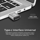 4 PCS USB-C / Type-C Female to USB 3.0 Male Aluminum Alloy Adapter, Support Charging & Transmission Data(Silver)
