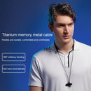 Original Xiaomi Neck-mounted Wire-controlled Bluetooth Earphone Line Free, Supports HD Call / Voice Assistant (Grey)