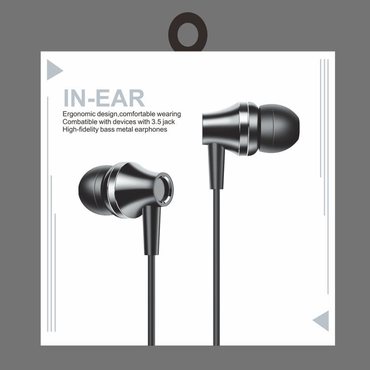 Galante G30 HIFI Sound Quality Metal Tone Tuning In-Ear Wired Earphone (Black)
