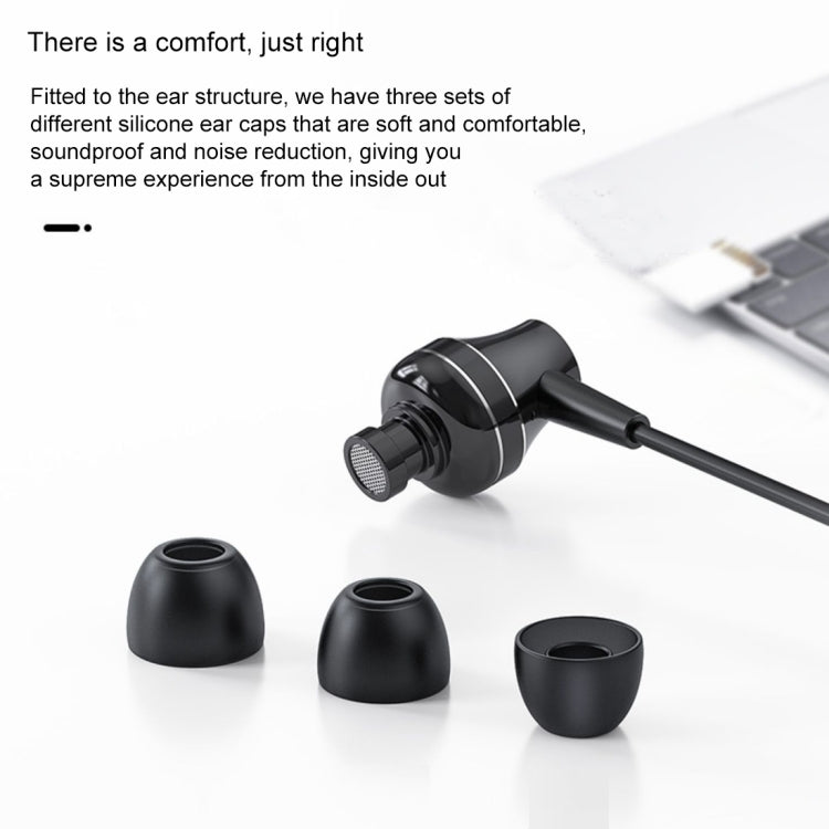 Galante G30 HIFI Sound Quality Metal Tone Tuning In-Ear Wired Earphone (Black)