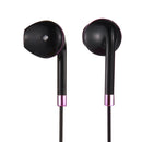Black Wire Body 3.5mm In-Ear Earphone with Line Control & Mic for iPhone, Galaxy, Huawei, Xiaomi, LG, HTC and Other Smart Phones(Purple)