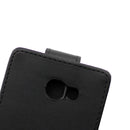 For Galaxy A3 (2017) Vertical Flip Leather Case(Black)