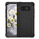 For Galaxy Note 8 Silicone + PC Dropproof Combination Protective Case(Black)