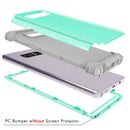 For Galaxy Note 8 Silicone + PC Dropproof Combination Protective Case(Mint Green)