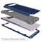 For Galaxy Note 8 Silicone + PC Dropproof Combination Protective Case(navy)