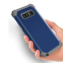 For Galaxy Note 8 Silicone + PC Dropproof Combination Protective Case(navy)