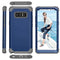 For Galaxy Note 8 Silicone + PC Dropproof Combination Protective Case(navy)