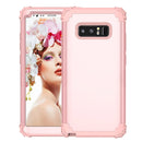 For Galaxy Note 8 Silicone + PC Dropproof Combination Protective Case(Rose Gold)