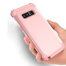 For Galaxy Note 8 Silicone + PC Dropproof Combination Protective Case(Rose Gold)
