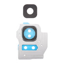10 PCS Camera Lens Cover for Galaxy S8+ / G955(Silver)