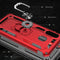 Armor Shockproof TPU + PC Protective Case for Galaxy A30, with 360 Degree Rotation Holder (Silver)