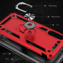 Armor Shockproof TPU + PC Protective Case for Galaxy A70, with 360 Degree Rotation Holder (Rose Gold)