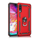 Armor Shockproof TPU + PC Protective Case for Galaxy A70, with 360 Degree Rotation Holder (Red)