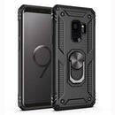 Armor Shockproof TPU + PC Protective Case for Galaxy S9, with 360 Degree Rotation Holder (Black)