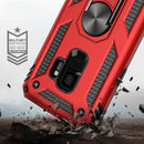 Armor Shockproof TPU + PC Protective Case for Galaxy S9, with 360 Degree Rotation Holder (Black)