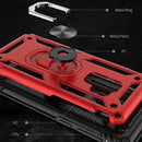 Armor Shockproof TPU + PC Protective Case for Galaxy S9, with 360 Degree Rotation Holder (Blue)