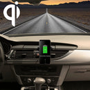 N5-2 9V 1.1A QI Standard Head Shape Removable Glue Holder Car Air Outlet Vent Fast Wireless Charger