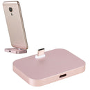 USB-C / Type-C Aluminum Alloy Desktop Station Dock Charger(Pink)