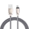 1M Woven Style Metal Head 108 Copper Cores USB-C / Type-C to USB Data Sync Charging Cable, For Galaxy S8 & S8 + / LG G6 / Huawei P10 & P10 Plus / Xiaomi Mi6 & Max 2 and other Smartphones(Grey)