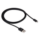 1M 3A Micro USB to USB Data Sync Charging Cable, For Samsung, HTC, Sony, Huawei, Xiaomi, Meizu and other Android Devices with Micro USB Port, Diameter: 4 cm(Black)