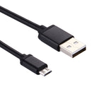 1M 3A Micro USB to USB Data Sync Charging Cable, For Samsung, HTC, Sony, Huawei, Xiaomi, Meizu and other Android Devices with Micro USB Port, Diameter: 4 cm(Black)