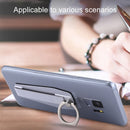 Universal Durable Finger Ring Phone Holder Sling Grip Anti-slip Stand(Silver)