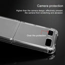 For Samsung Galaxy Z Flip TPU+PC Transparent Four-corner Shockproof Explosion-proof Protective Case