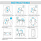Ultra-thin HD PET Screen Protector Film for Galaxy Note 8(Black)