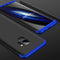 GKK for Galaxy S9 Three Stage Splicing 360 Degree Full Coverage PC Protective Case Back Cover (Black+Blue)