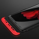 GKK for Galaxy S9 Three Stage Splicing 360 Degree Full Coverage PC Protective Case Back Cover (Black+Silver)