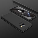 GKK for Galaxy S9 Three Stage Splicing 360 Degree Full Coverage PC Protective Case Back Cover(Black)