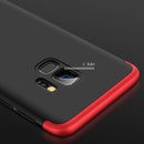 GKK for Galaxy S9 Three Stage Splicing 360 Degree Full Coverage PC Protective Case Back Cover(Rose Gold)
