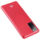 For Samsung Galaxy S20 FE GOOSPERY JELLY Full Coverage Soft Case(Rose Red)