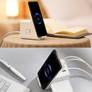 Original Xiaomi 10W Vertical Wireless Charger Socket with 3 USB Ports & Power Switch, Cable Length: 1.5m, CN Plug (White)