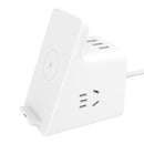 Original Xiaomi 10W Vertical Wireless Charger Socket with 3 USB Ports & Power Switch, Cable Length: 1.5m, CN Plug (White)