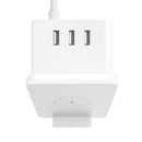 Original Xiaomi 10W Vertical Wireless Charger Socket with 3 USB Ports & Power Switch, Cable Length: 1.5m, CN Plug (White)