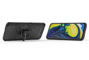 PC + TPU Shockproof Protective Case for Galaxy A80 / A90, with Magnetic Ring Holder(Black)