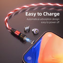 2.4A USB to Micro USB 540 Degree Bendable Streamer Magnetic Data Cable, Cable Length: 1m (Colour)